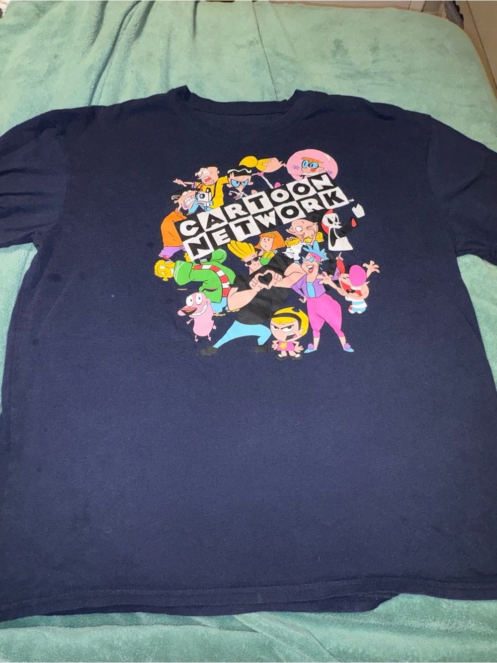 Cartoon Network Kids Navy Blue Character Collage Tee
